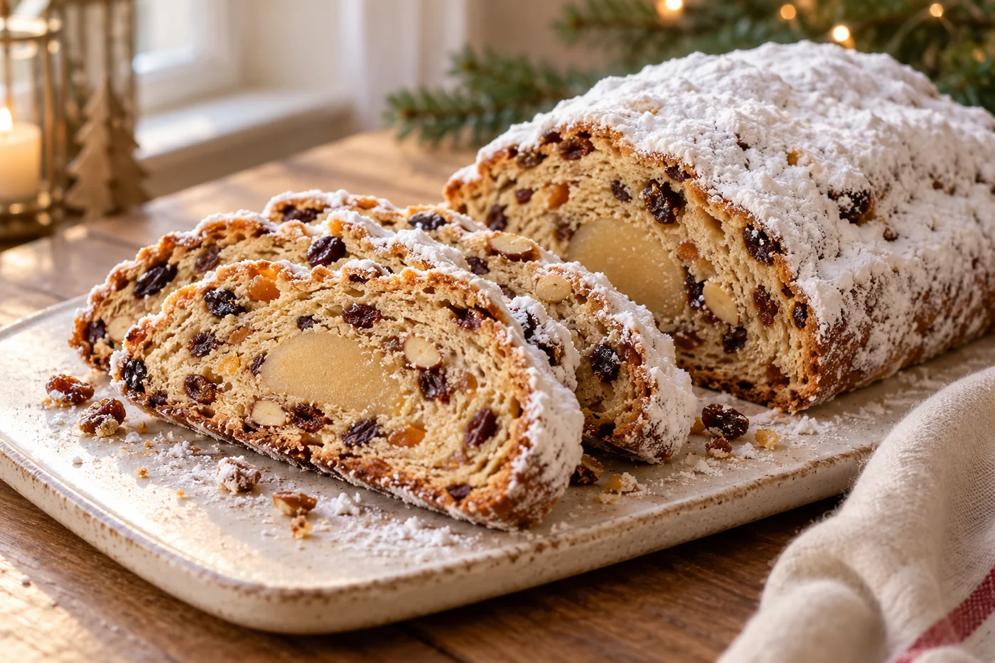 Christstollen mit Marzipan