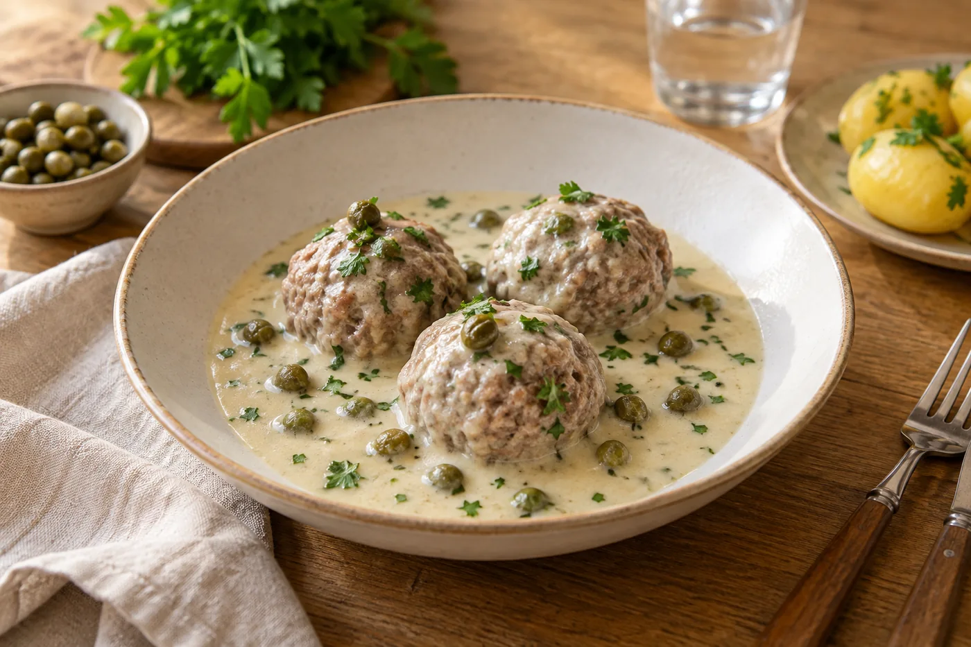 Königsberger Klopse aus Rinderhack