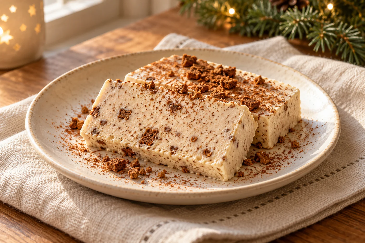 Lebkuchenparfait ohne rohes Ei
