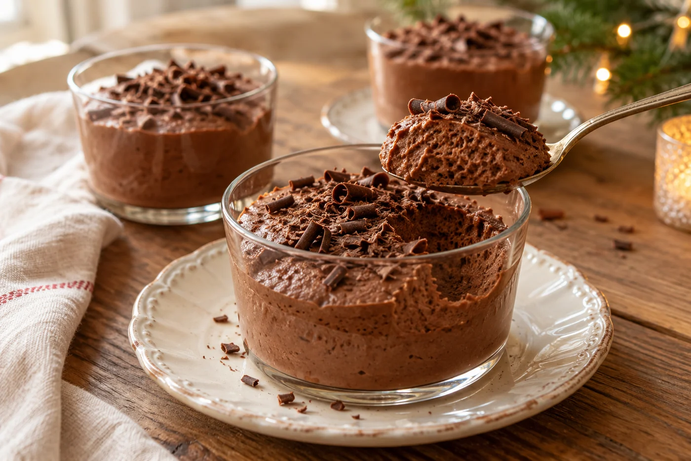 Mousse au Chocolat ohne rohes Ei
