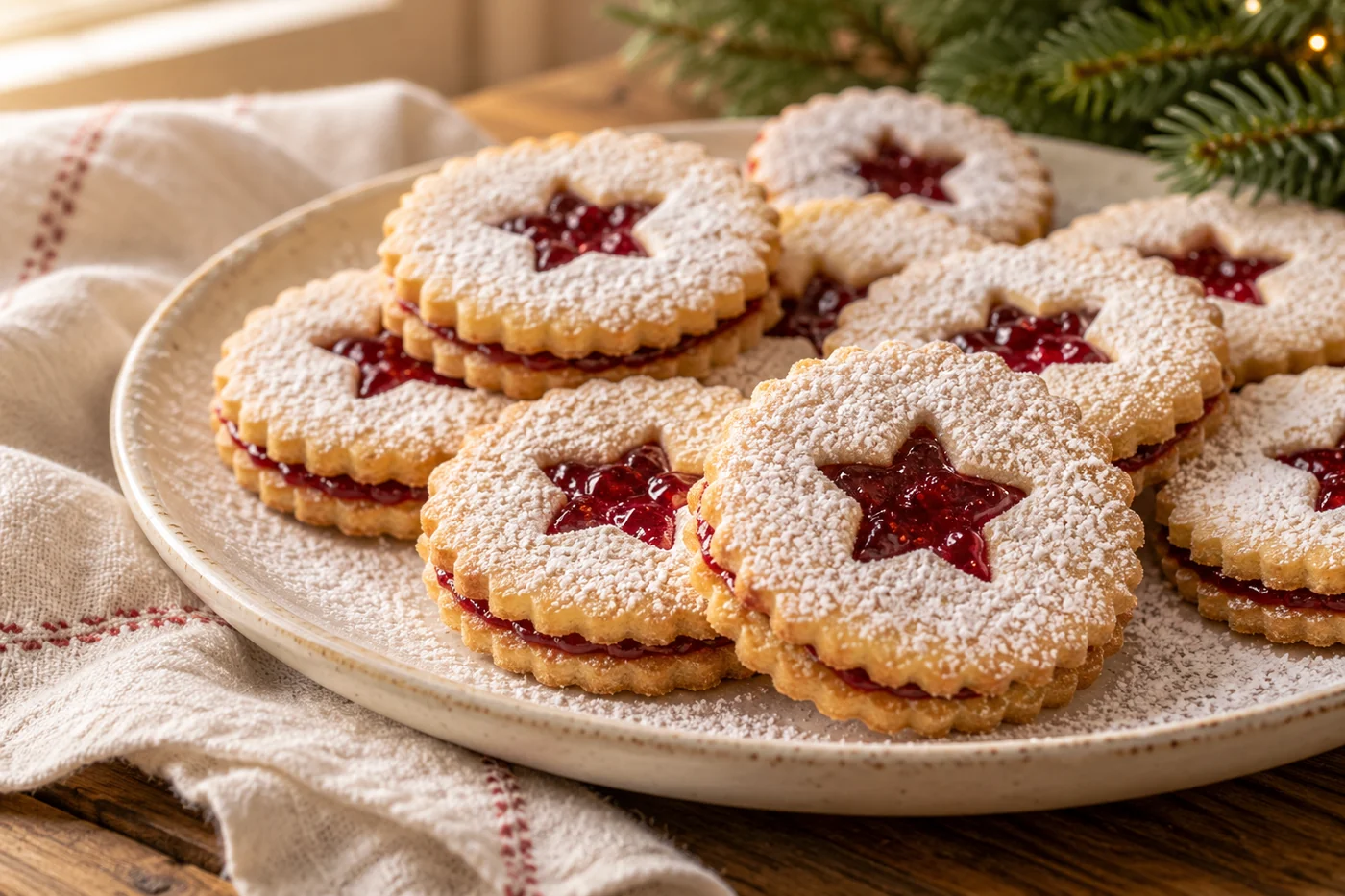 Spitzbuben mit Johannisbeergelee