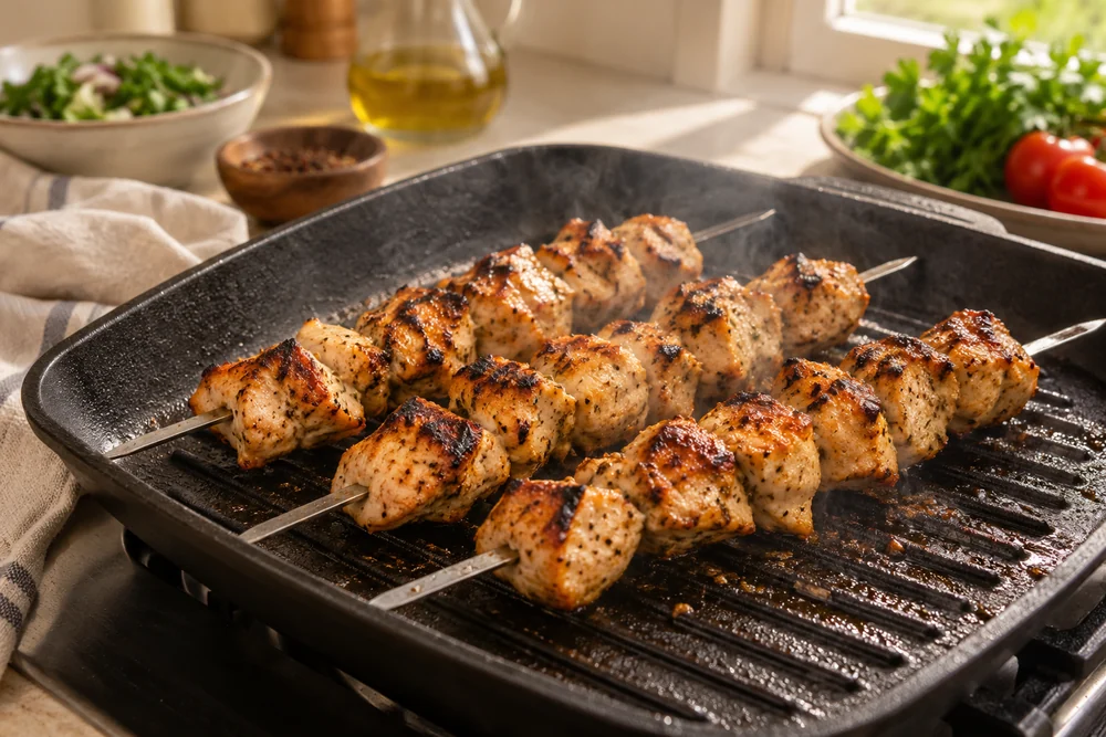 Hähnchen-Şiş mit Joghurtmarinade: Zubereitung