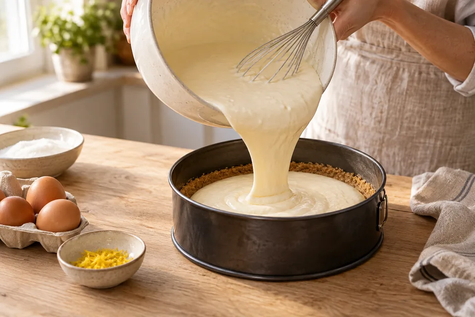 Klassischer Käsekuchen mit Quark – Zubereitungsschritt 3