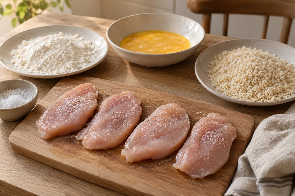 Japanisches Katsu-Curry mit Hähnchen – Einblick in Zubereitungsschritt 2