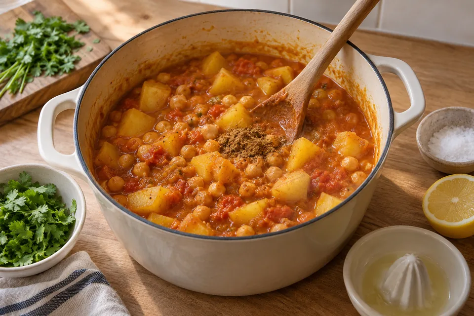 Kichererbsen-Kartoffel-Curry: Zubereitungsschritt 4