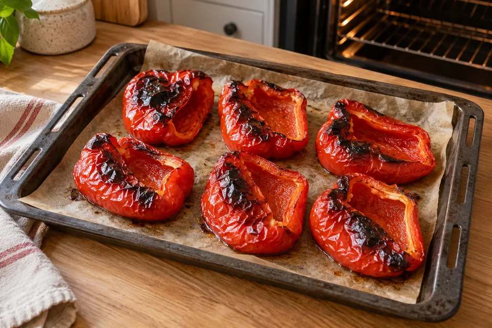Muhammara – Paprika-Walnuss-Dip: Zubereitungsschritt 1