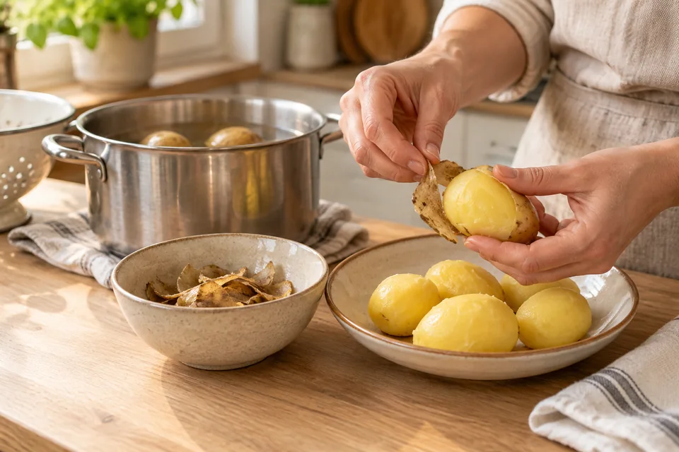 Schwäbischer Kartoffelsalat – Zubereitungsschritt 1
