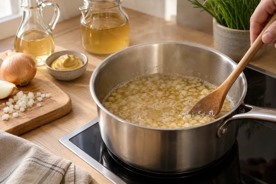 Schwäbischer Kartoffelsalat – Zubereitungsschritt 2