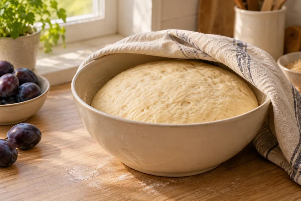 Zwetschgenkuchen vom Blech – Zubereitungsschritt 1