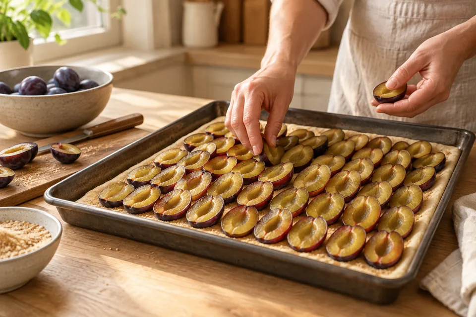 Zwetschgenkuchen vom Blech – Zubereitungsschritt 3