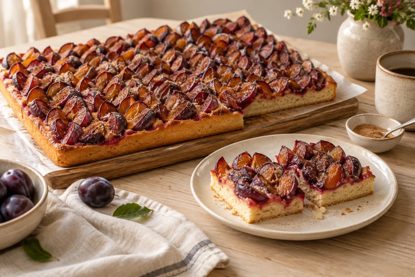 Zwetschgenkuchen vom Blech